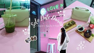 Solo Date Series | A Matcha & Sushi Day With Myself | Faceless Vlog