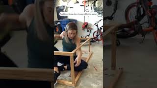 Who remembers this cutie little bench I built last spring?! This piece was waaay out of my comfort