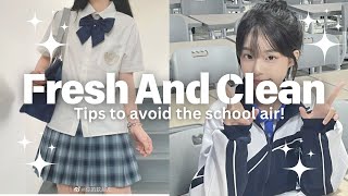 How to Stay Fresh at School All Day | Easy Tips to avoid school air!