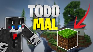 NUNCA debí crear un mundo de ONE BLOCK con amigos