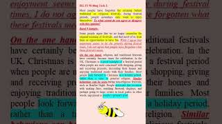 IELTS SIMON- IELTS Writing Task 2 Band 9 Sample- "traditional festivals"  #ieltswritingtask2 #ielts