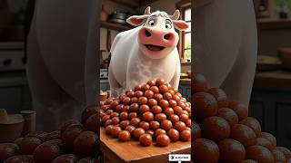 aare gaai ne gulab jamun ke jagha dudh dea