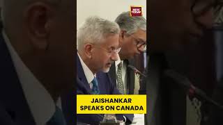 Jaishankar Speaks On Canada | #shorts #sjaishankar #indiacanadaties #eam #externalaffairs