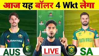 🟢 LIVE: AUS vs SA Dream11 Team Analysis | BPH-W vs NOS-W Pitch Report