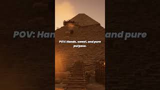 I Time-Traveled to the Day the Pyramids Were Built ⏳🏜️#POV #Pyramids #AncientEgypt