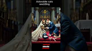 Beautiful cats wedding  #youtubeshorts #viralvideo#shorts #viralshorts