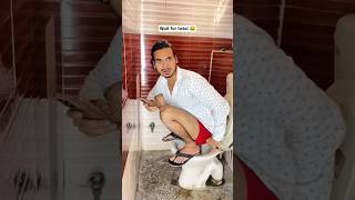 toilet problem 😂 #toilet #dramatic #funnydrama #comedyshorts #relatable
