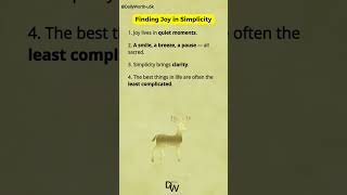 Finding Joy in Simplicity #SimpleJoy #MindfulLiving #Minimalism #Gratitude #Shorts