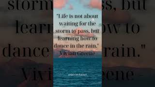 Life is not about waiting for....#shorts #subscribe #finwise #viviangreene