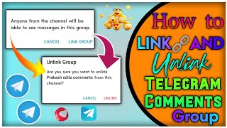 How to Enable and Disable Telegram Comments Option|Link Unlink Telegram Discussion Group