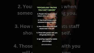 "5 Brutal Psychology Truths You Can't Unsee" 😈🔥