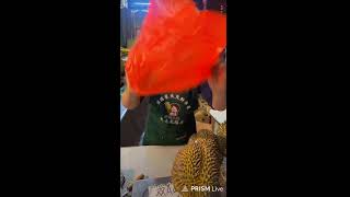 🔴how to cut durian fruit by pretty woman 🔴