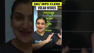 SBI / IBPS Clerk Vocab Words 2025 | Score Boosting Vocabulary 💯 | #sbiclerk2025 #ibpsclerk2025