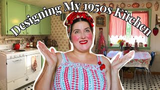 MODERN KITCHENS ARE BORING || A very vintage kitchen makeover