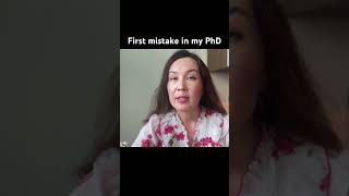 3 Most Common PhD Mistakes #phd #research #researchtips #phpaper #mindset #academiclife