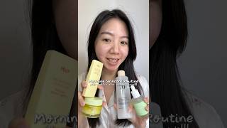 morning skincare routine with products that actually work! #kbeauty #anua #medicube #goodal