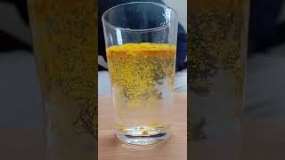 "Water + Haldi + Detergent = Science Magic"😱 #Turmeric #HaldiExperiment#ScienceMagic#HomeExperiment