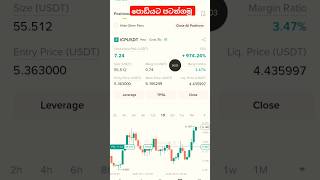 පොඩ් ගානක් තිබ්බත් ඇති 🤣🙋 දවසේ වියදම හොයගමු #binancefutures #binancetrading #cryptotrading