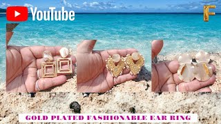 2024 Earring Trend Alert! Gold and Glam Fashion Statement Earrings @worldfashionblog