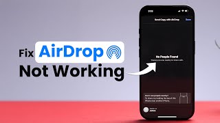 How To Fix Airdrop Not Working On iPhone?