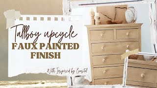 How to paint FAUX WOOD/ TIMBER Finish - The easy way