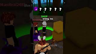 GET FREE PERM FRUITS IN THE BLOX FRUITS GACHA CHALLENGE!! #shorts
