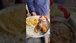 Mahesh Hotel Ki Special Regular Mutton Thali😱 #mutton #muttoncurry #streetfood #indianfood #shorts