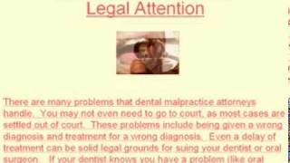 When Would You Need A Dental Malpractice Attorney?