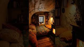 Peace Cozy Cabin with Rain Storm #relaxing #rainoundforsleep #relax