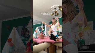 コアジーの3歳の誕生日の準備中🥹