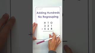 Singapore Math Mini Tutorial - Column Forms - 3 digits addition #learnaddition