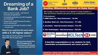 Planning a Career in Banking? Watch This Video | SBI ,RBI PO, Clerk + Data Science & Data Governance