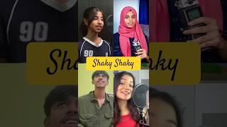 Shaky Shaky Singing Battle | Cover by Anukriti x Ansha x Kishore x Rhythm as Shinchan  #sanjurathod