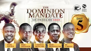 Recharge Conference 2025 | The Dominion Mandate | Day 5 - Life Summit | 050725 | GIC
