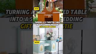 $2 table—Wedding gift for my bestie #diy #gift #foryou