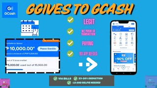 GGIVES TO GCASH WALLET | V'S CONVERTION