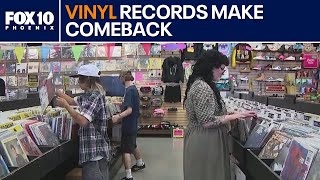 Vinyl record sales are spiking to 1980s levels | FOX 10 Phoenix