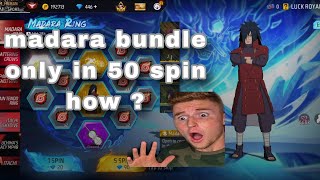MADARA BUNDLE ONLY IN 50 SPIN || NARUTO CHAPTER 2 EVENT FF || 