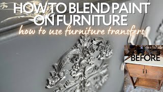 How to Blend Paint Like a Pro | Elegant Smoke Blue Blend