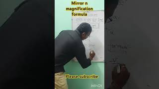 Mirror n magnification formula #light #class10th #physics #education #ssc #gs #rrbntpc #rrb #ssccgl