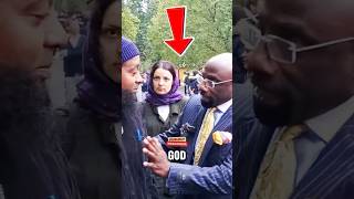 👀 Muslim LEARNS Who The Real One True God IS! #speakerscorner #pastororlando #jesuschrist
