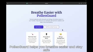 PollenGuard – Real-Time Pollen & Air Quality Tracker | IngeniumSTEM Spring Hacks 1.0