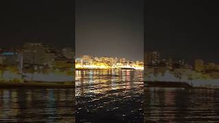 Malaga beachline in the evening #beach #nightlife