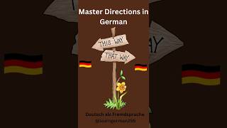 How to direct someone in Germany #LearnGermanForBeginners #EasyGerman #goviral #germanlevela1