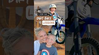 4 Year Old Dirt Bike Lesson! Minor spills can’t take the smile off his face! #dirtbike #kids #crash
