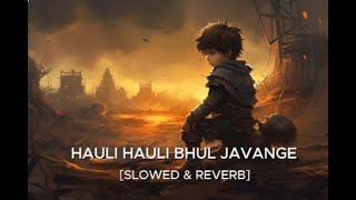 Hauli Hauli Bhul Javange Tainu Sohneya Yaara (Slowed& Reverb) song.