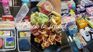 Vlog: Mommy duties | School preparations | Hair | Stationary and uniform labeling | Lunch Inspo