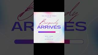 The Color of Power. Burgundy Arrives.2 looks dropping soon.#BurgundyArrives #FilipinaFashion