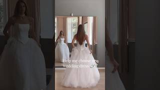 Help me choose my wedding dress! 💍 #weddingdress #tryon #helpmechoose