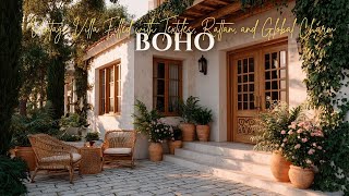 Anthropologie Home Inspired Boho Vintage Villa Filled with Textiles, Rattan, and Global Charm